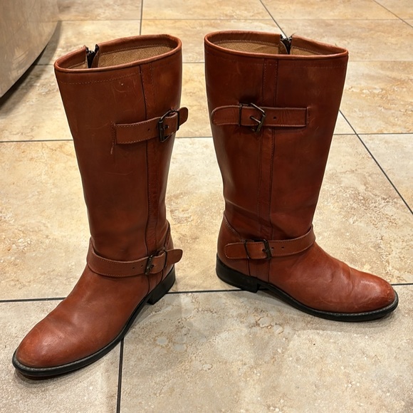 Dingo Women’s Zipper Up Leather Tall Boots size 8 - Picture 8 of 16